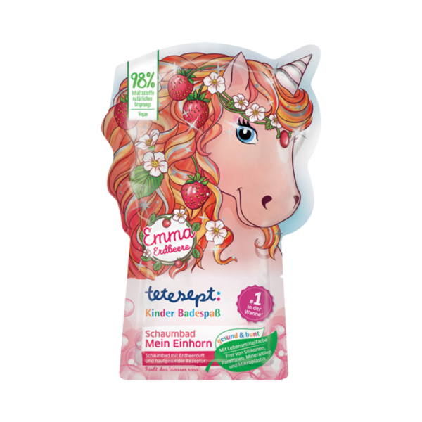 tetesept Kinder Badespaß Schaumbad Mein Einhorn, 40ml